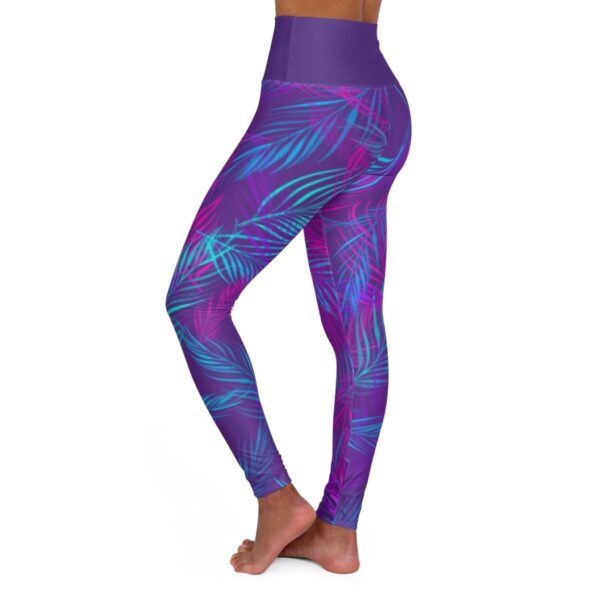 Violet High Waisted Leggings - Image 3