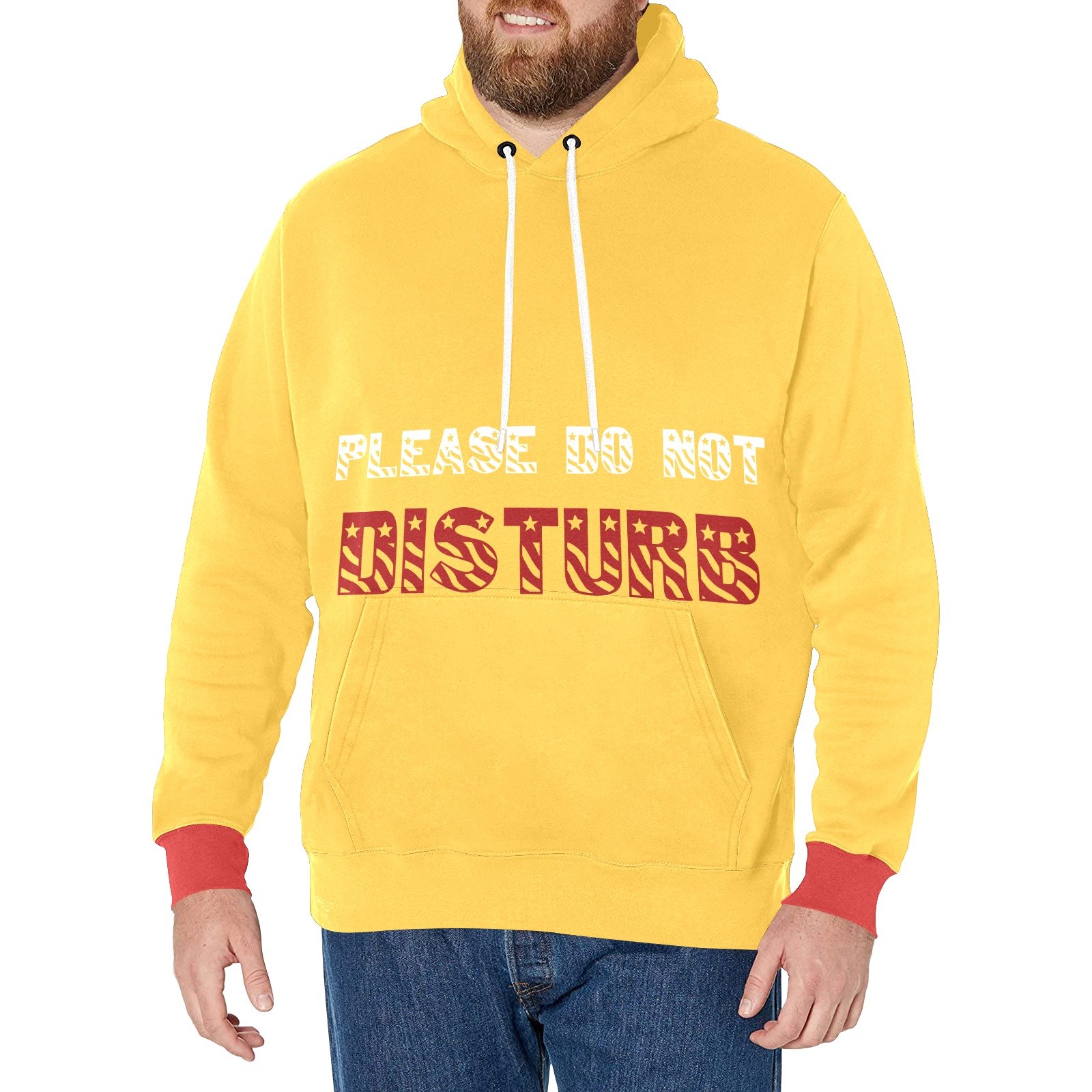 Please do Not Disturb Long Sleeve Fleece Hoodie