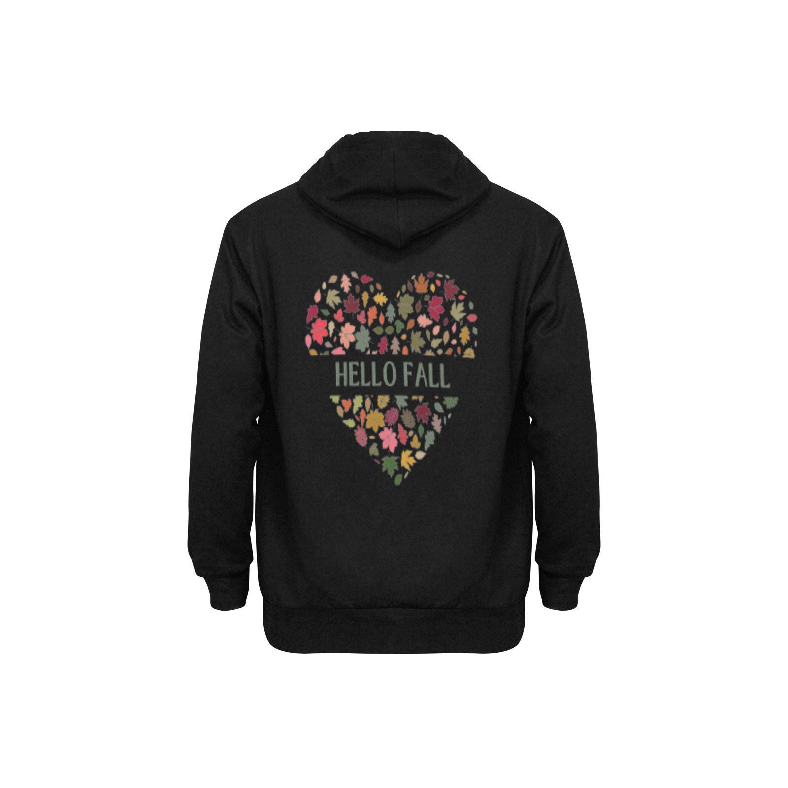 Hello Fall Long Sleeve Fleece Hoodie - Image 4