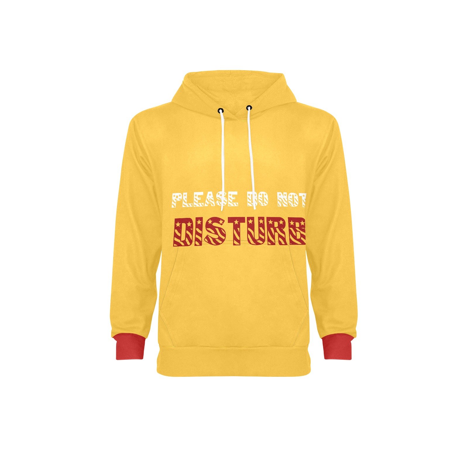 Please do Not Disturb Long Sleeve Fleece Hoodie - Image 3