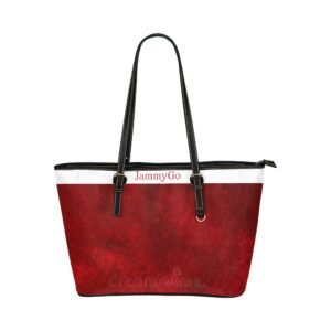 Red Passion Leather Tote Bag