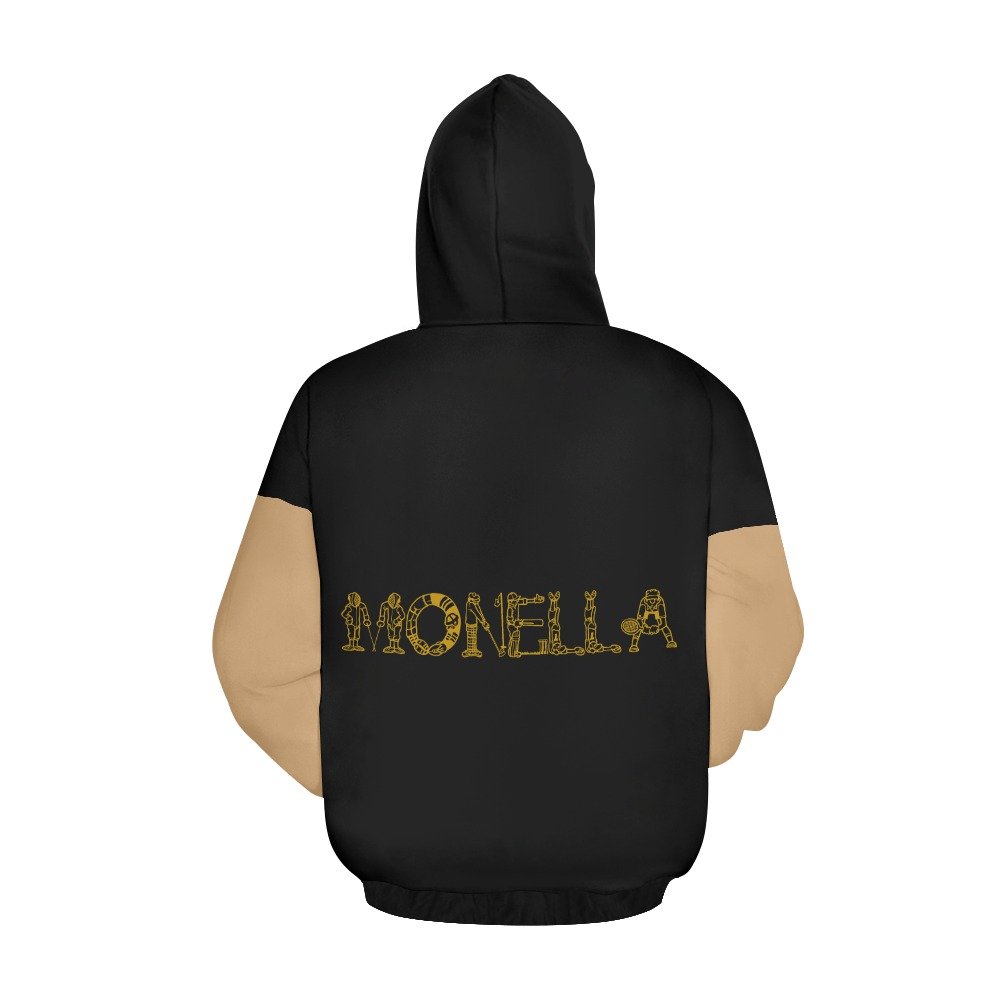 Monella Indian1 Hoodies - Image 5