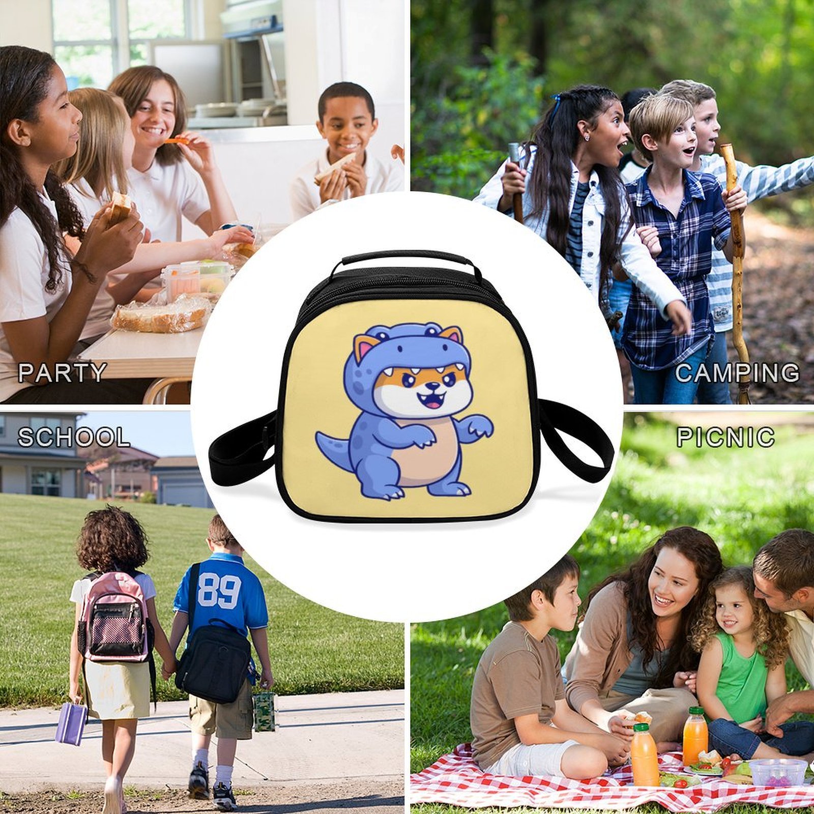 Lunch Bag Baby Blue - Image 4