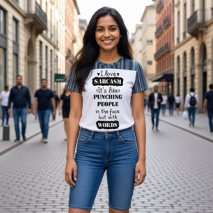 I Love Sarcasm is Like Punching Peoples in the Face but with Words